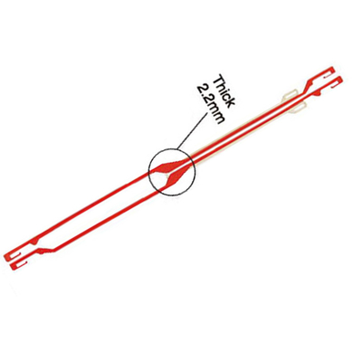 Long-life CONTEX Leno J-Type Harness Blade For Textile Machinery Length 330